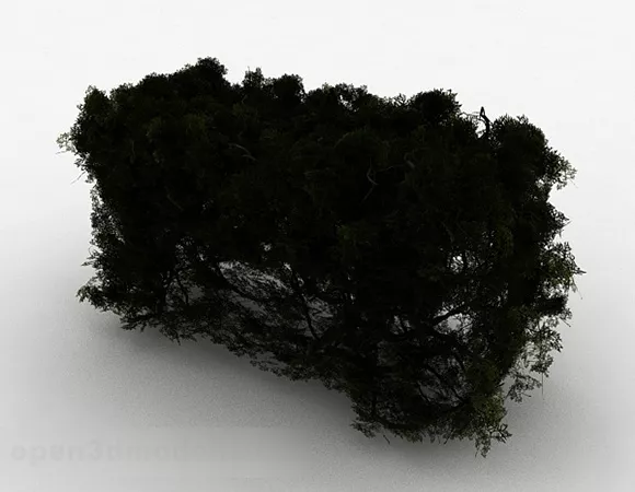 Water And Grass Landscape 3d model