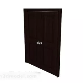 Home Door Wooden Material 3d model