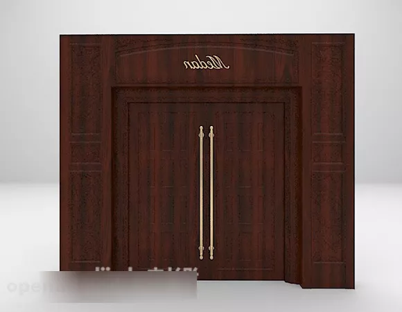 Door Free 3d model Door Free 3d model