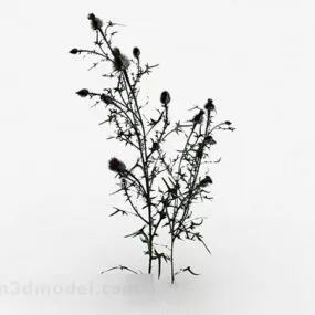 Double Bead Green Plant 3d model