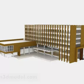 Download Of Simple Teaching Building 3d model
