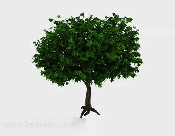 Emerald Green Tree 3d model Emerald Green Tree 3d model