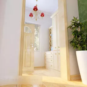 Entrance Cabinet Interior 3d model