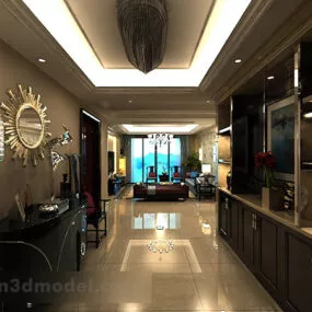 Entrance Door Interior 3d model