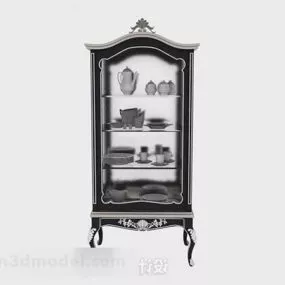 European Black Cabinet 3d model