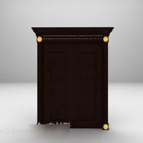 European Black Door 3d model