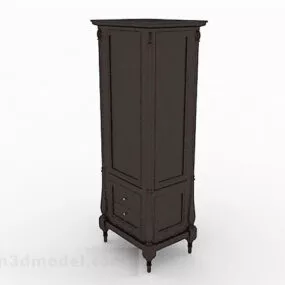 European Classical Home Wardrobe 3d model