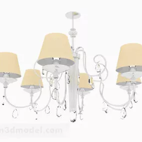 European Classical Living Room Chandeliers 3d model