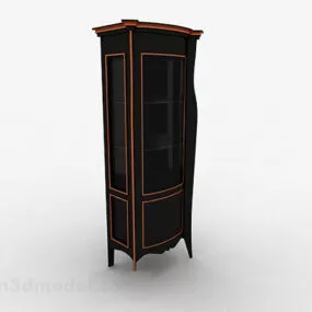 European Display Cabinet Decor 3d model
