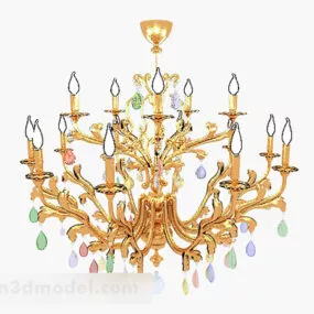 European Gorgeous Chandelier 3d model