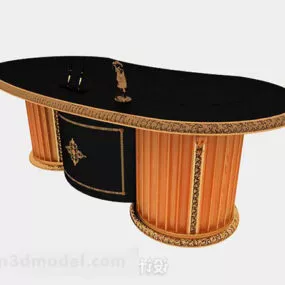 European Gorgeous Desk 3d model