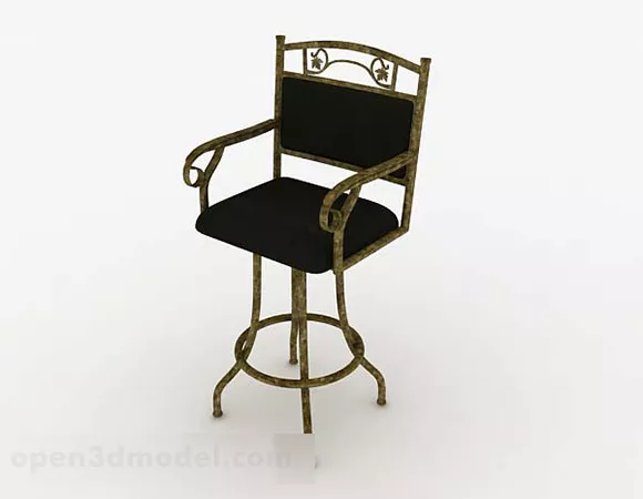 European High Chair Leisure Chair 3d model European High Chair Leisure Chair 3d model