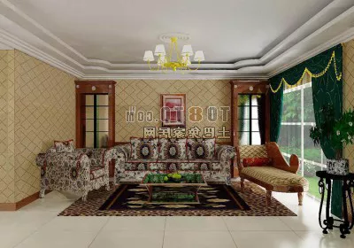 European Living Room Country Furniture Interior 3d model European Living Room Country Furniture Interior 3d model