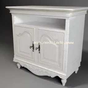 European Shoe Cabinet Interior 3d model