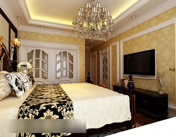 European Style Bedroom Lamp Interior 3d model European Style Bedroom Lamp Interior 3d model