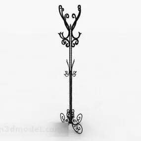 European Style Black Metal Hanger 3d model