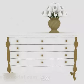 European Style Cabinet 3d model