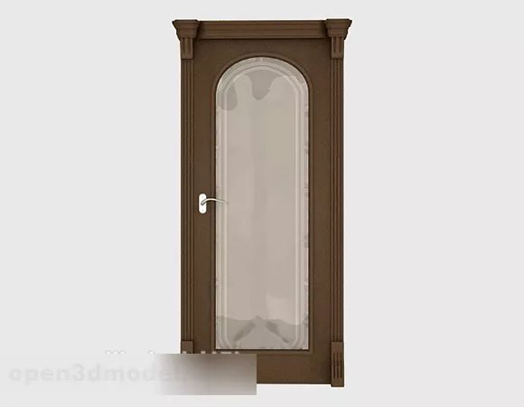 European Style Door Structure 3d model European Style Door Structure 3d model