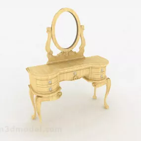 European Style Dressing Table 3d model