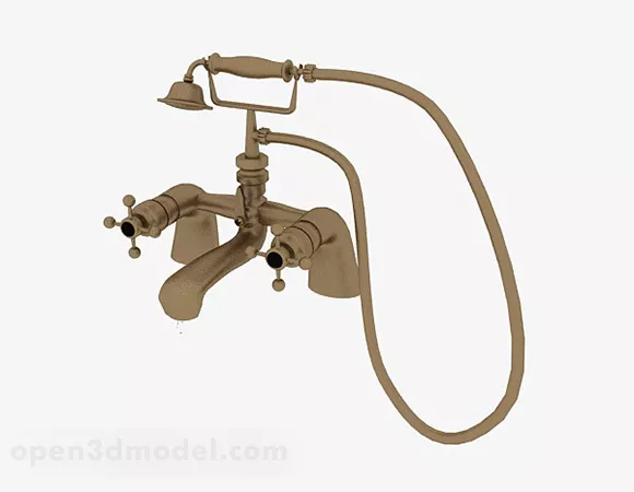 European Style Faucet 3d model European Style Faucet 3d model