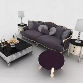 European Style Home Sofa 3d model