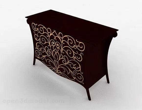 European Style Multi-layer Locker 3d model European Style Multi-layer Locker 3d model