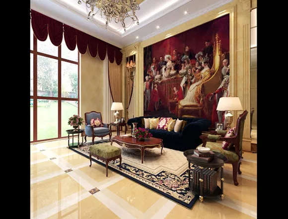 European Style Living Room Free Interior 3d model European Style Living Room Free Interior 3d model