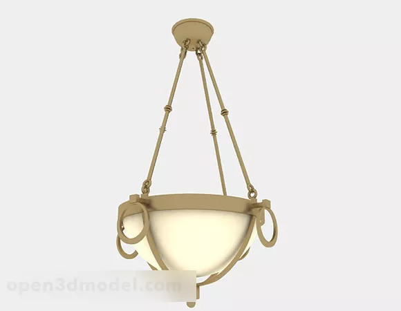 European Style Metal Ceiling 3d model European Style Metal Ceiling 3d model