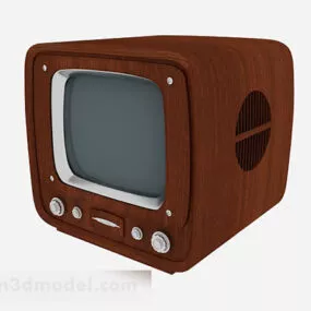 European Retro Television 3d model