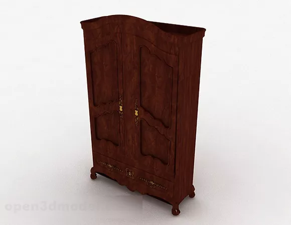 Wardrobe Armadi Slide Door 3d model