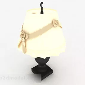 European Table Lamp Chandeliers 3d model