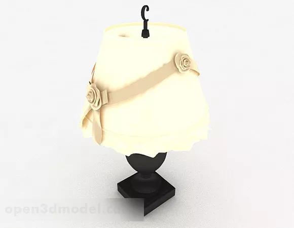 European Table Lamp Chandeliers 3d model European Table Lamp Chandeliers 3d model
