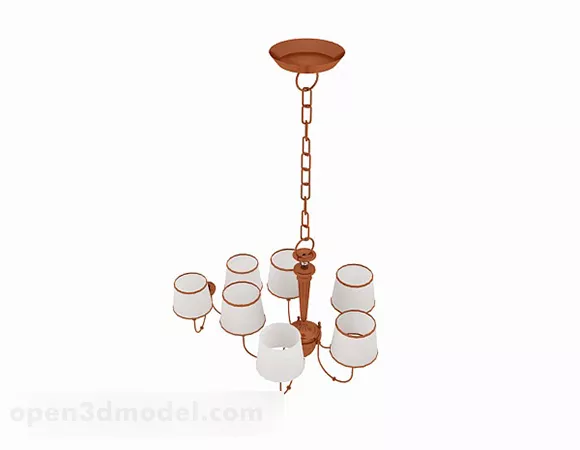 Terracotta Shape Decoration 3d model