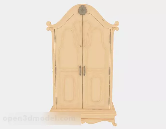 Modern Wardrobe Shelf 3d model