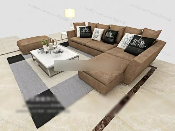 Home Modern Sofa Coffee Table Furniture Interior 3d model Home Modern Sofa Coffee Table Furniture Interior 3d model