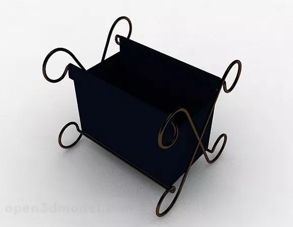 Wine Basket 3d model