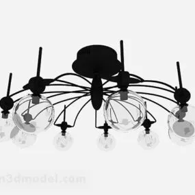Fashion Glass Chandeliers 3d model