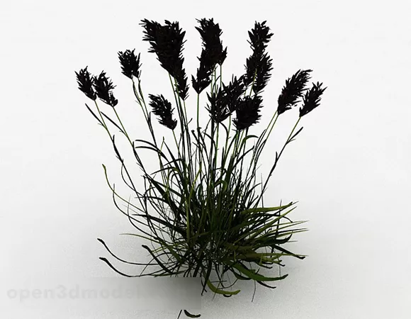 Flowering Grass Lowpoly 3d model Flowering Grass Lowpoly 3d model