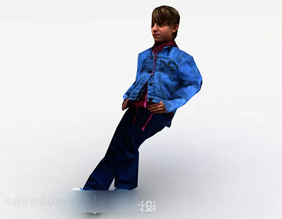 Funny Boy 3d model