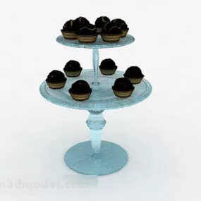 French Cake Dessert 3d model