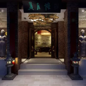 Gallery Interior 3d model
