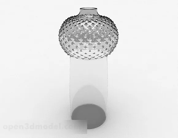 Simple Beer Bottle 3d model