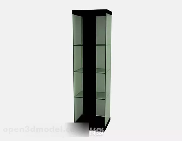 Glass Display Cabinet Furniture 3d model Glass Display Cabinet Furniture 3d model