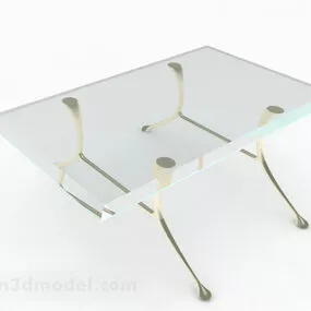 Glass Home Coffee Table 3d model