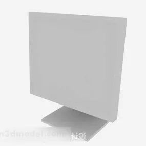 Gray Computer Monitor 3d model