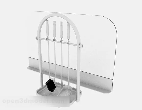 Metallic Shackle Tool 3d model