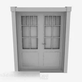 Gray Home Door 3d model