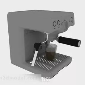 Gray Ice Cream Maker 3d model