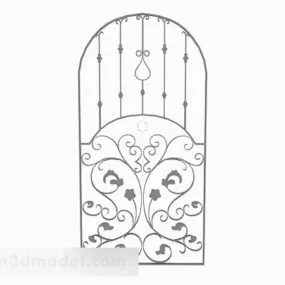 Iron Wrought Window Frame 3d model