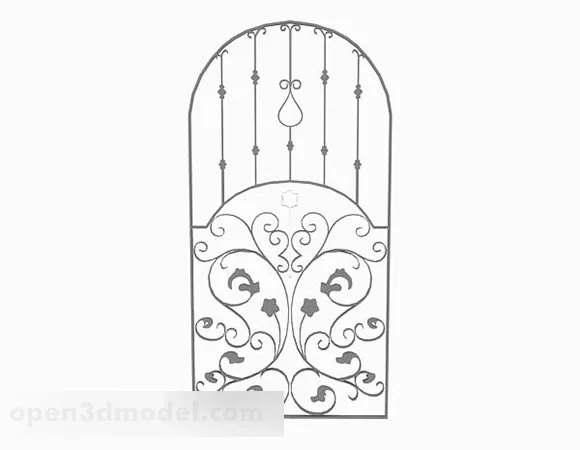 Arched Window 3d model
